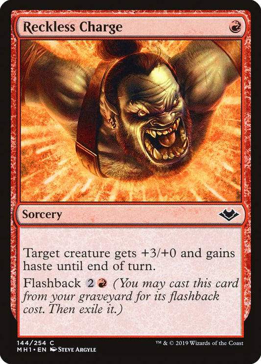 MTG Card Title: Reckless Charge MH1/144
