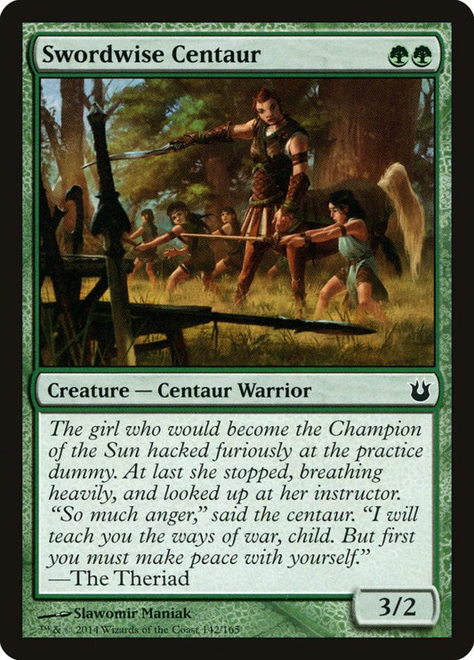 MTG Card Title: Swordwise Centaur BNG/142