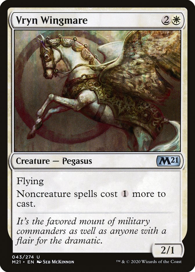 MTG Card Title: Vryn Wingmare M21/43