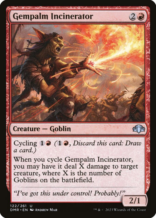 MTG Card Title: Gempalm Incinerator DMR/122