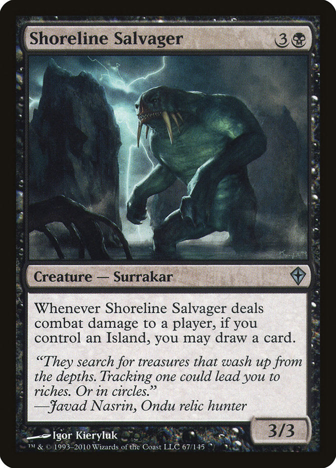 MTG Card Title: Shoreline Salvager WWK/67