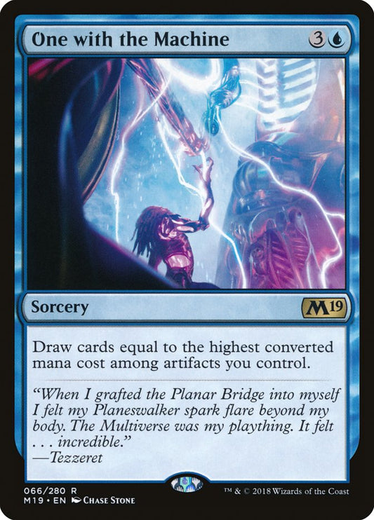 MTG Card Title: One with the Machine M19/66