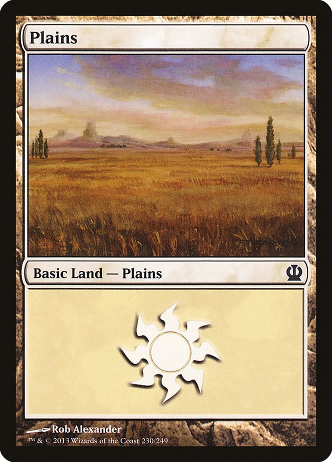 MTG Card Title: Plains THS/230