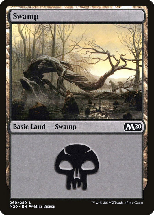 MTG Card Title: Swamp M20/269