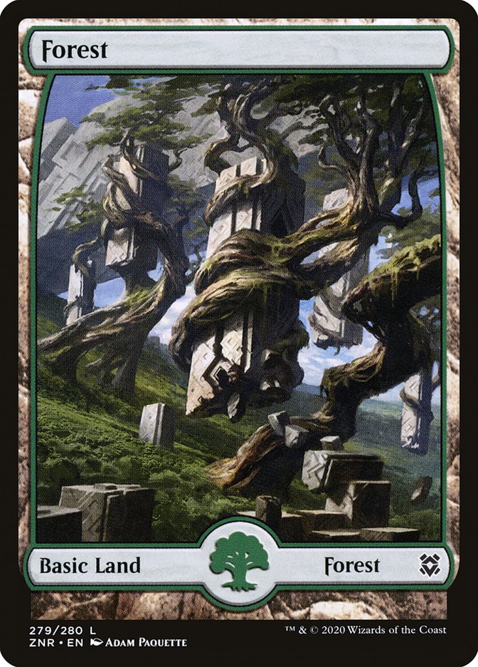 MTG Card Title: Forest ZNR/279