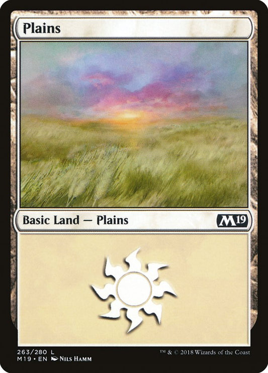 MTG Card Title: Plains M19/263