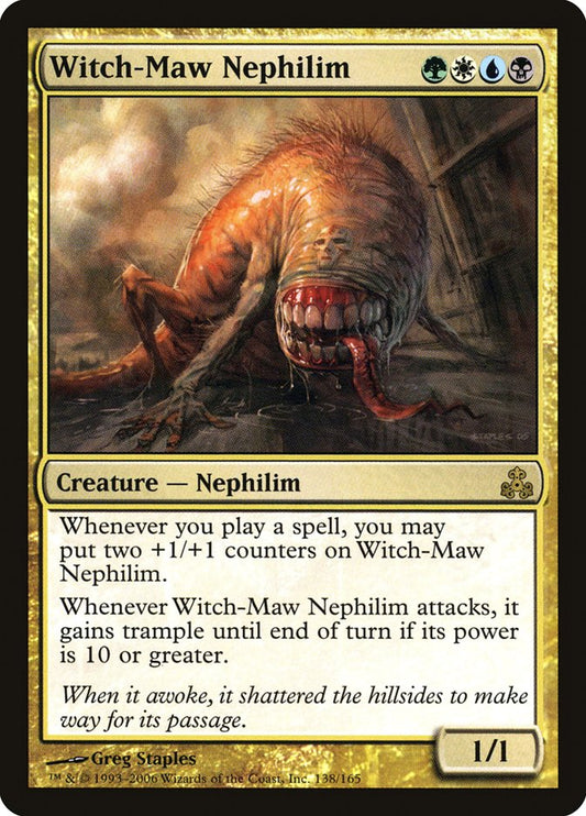 MTG Card Title: Witch-Maw Nephilim GPT/138