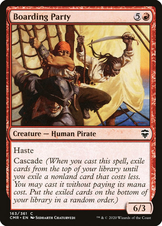 MTG Card Title: Boarding Party CMR/163