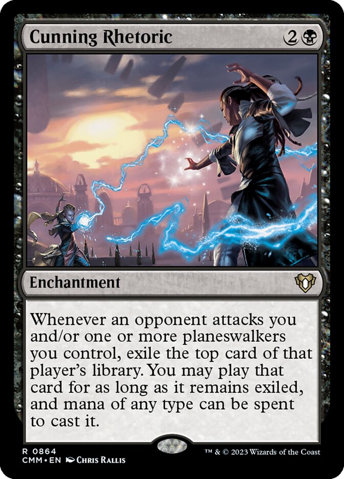 MTG Card Title: Cunning Rhetoric CMM/864