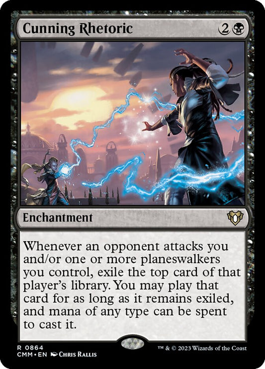 MTG Card Title: Cunning Rhetoric CMM/864