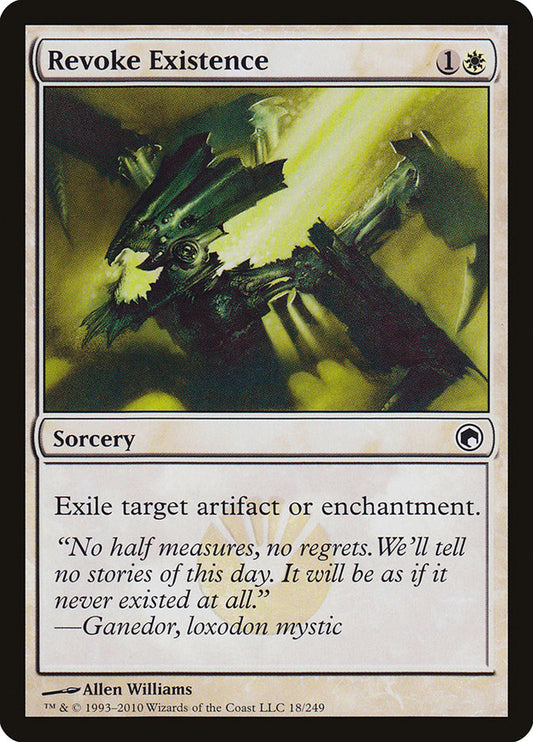 MTG Card Title: Revoke Existence SOM/18