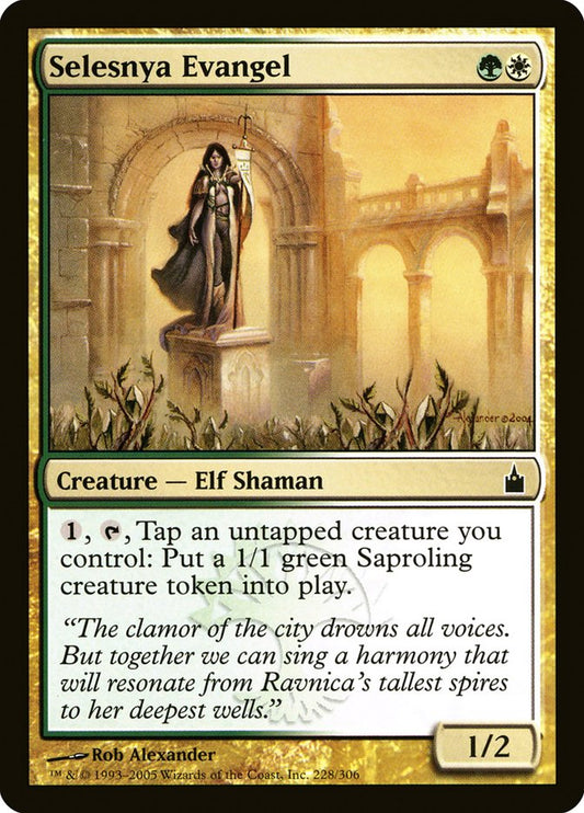 MTG Card Title: Selesnya Evangel RAV/228