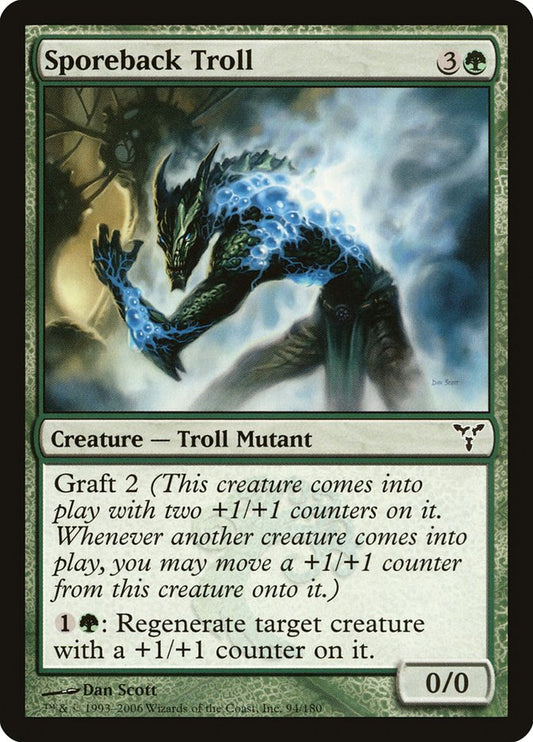 MTG Card Title: Sporeback Troll DIS/94