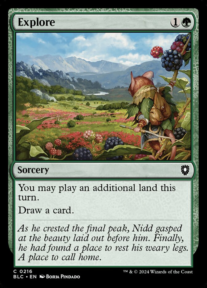 MTG Card Title: Explore BLC/216