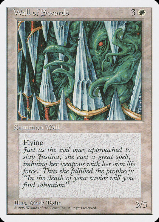 MTG Card Title: Wall of Swords 4ED/55