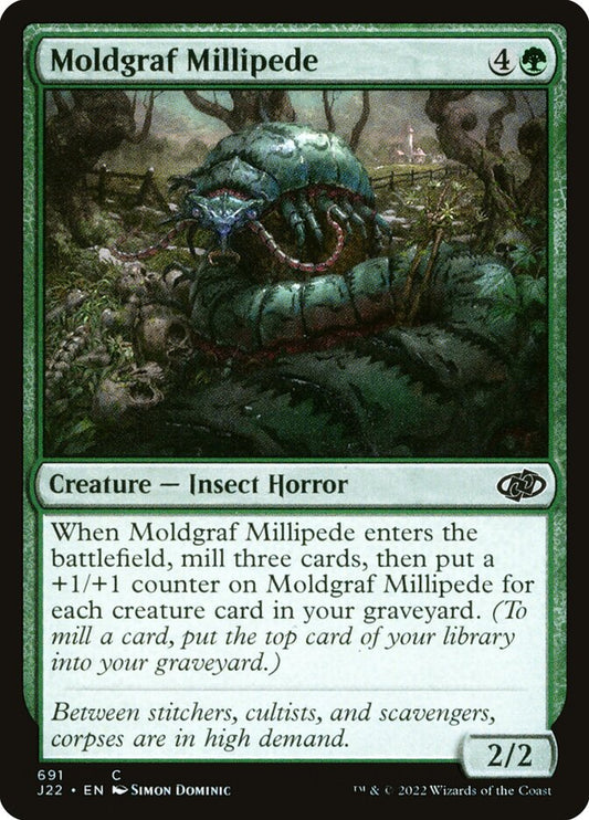 MTG Card Title: Moldgraf Millipede J22/691