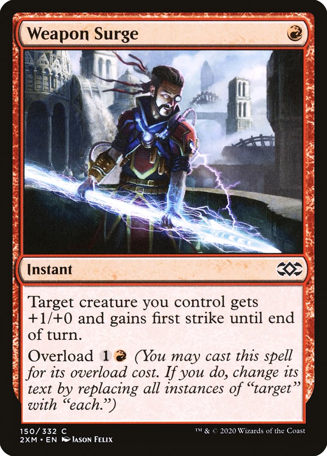MTG Card Title: Weapon Surge 2XM/150