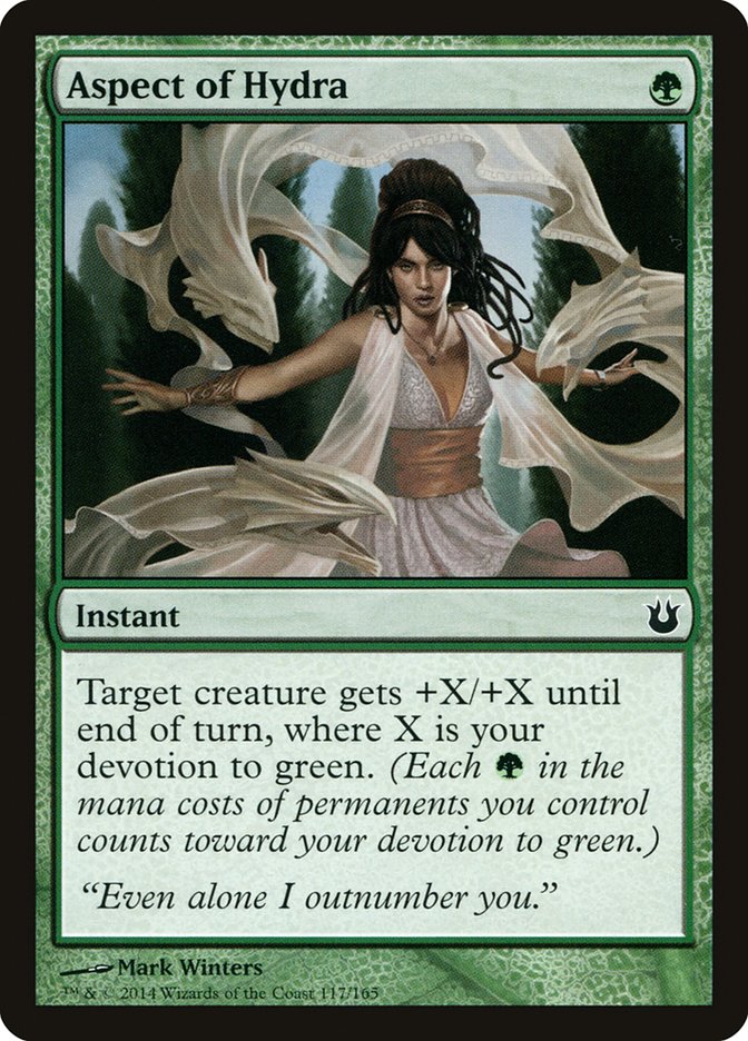 MTG Card Title: Aspect of Hydra BNG/117