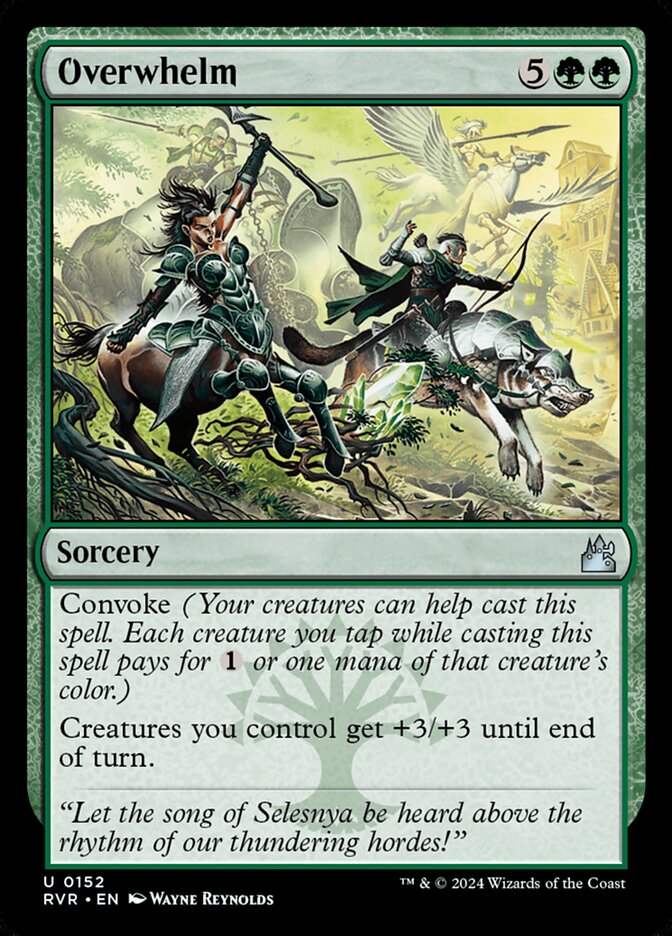 MTG Card Title: Overwhelm RVR/152