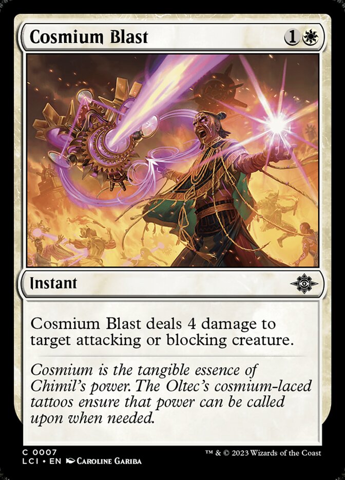 MTG Card Title: Cosmium Blast LCI/7