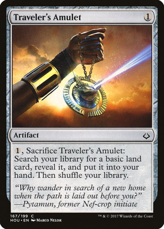 MTG Card Title: Traveler's Amulet HOU/167