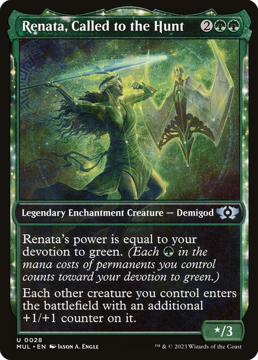MTG Card Title: Renata, Called to the Hunt MUL/28
