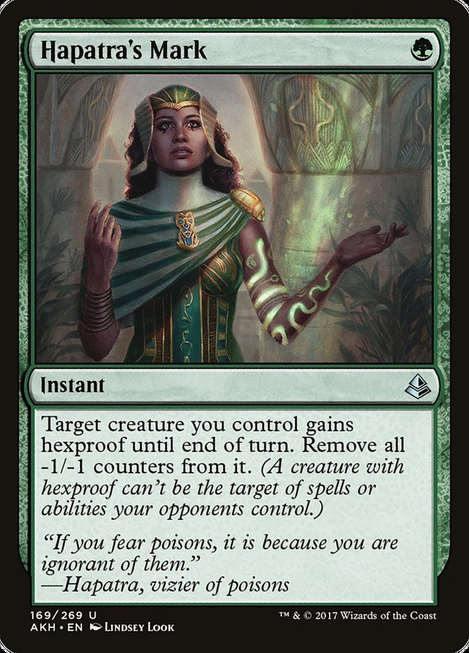 MTG Card Title: Hapatra's Mark AKH/169