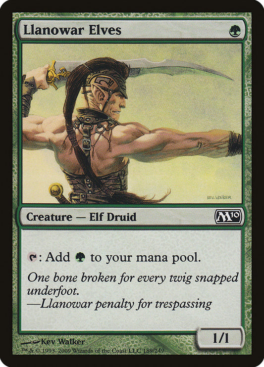 MTG Card Title: Llanowar Elves M10/189