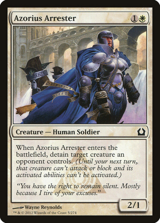MTG Card Title: Azorius Arrester RTR/5