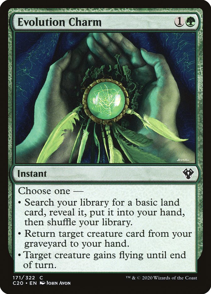 MTG Card Title: Evolution Charm C20/171