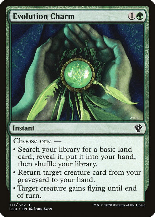 MTG Card Title: Evolution Charm C20/171