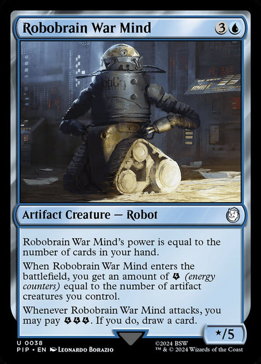 MTG Card Title: Robobrain War Mind PIP/38