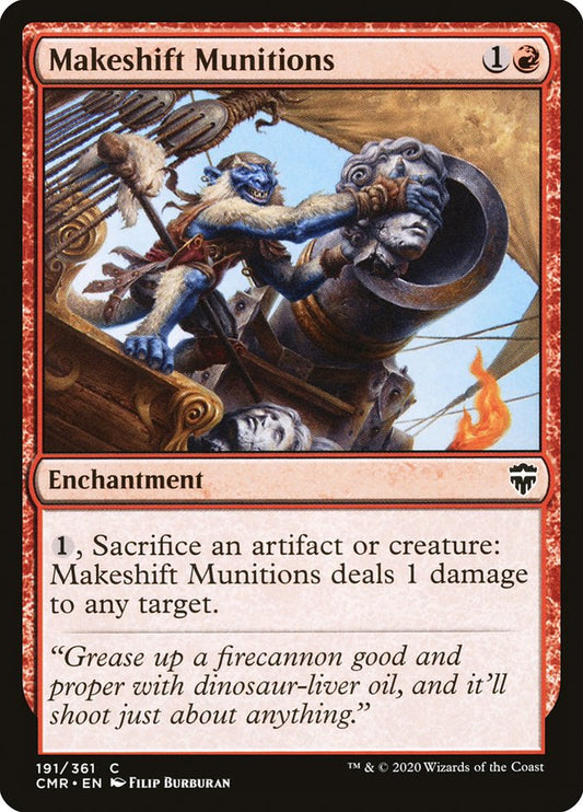 MTG Card Title: Makeshift Munitions CMR/191