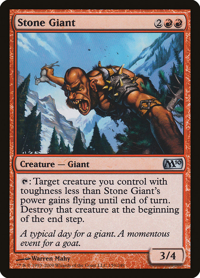 MTG Card Title: Stone Giant M10/159