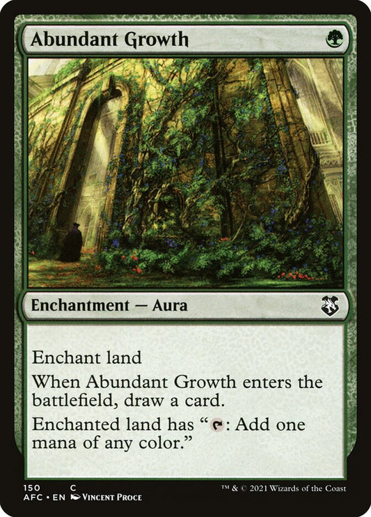 MTG Card Title: Abundant Growth AFC/150