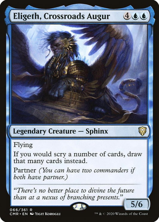 MTG Card Title: Eligeth, Crossroads Augur CMR/66