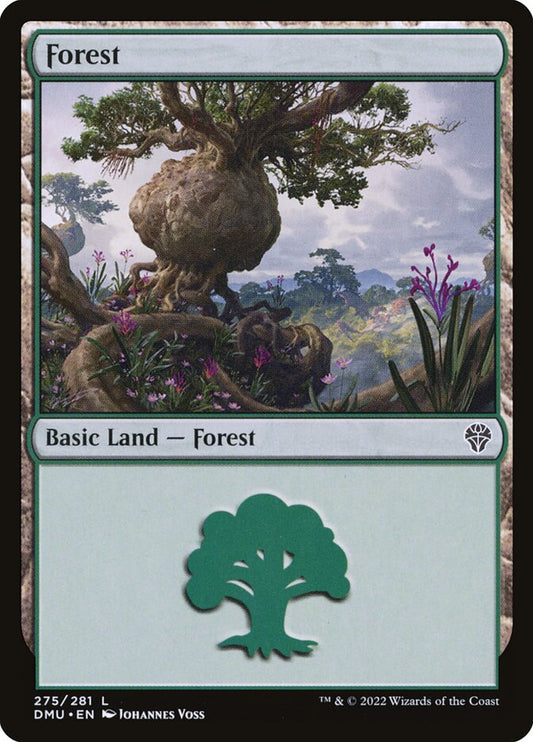 MTG Card Title: Forest DMU/275