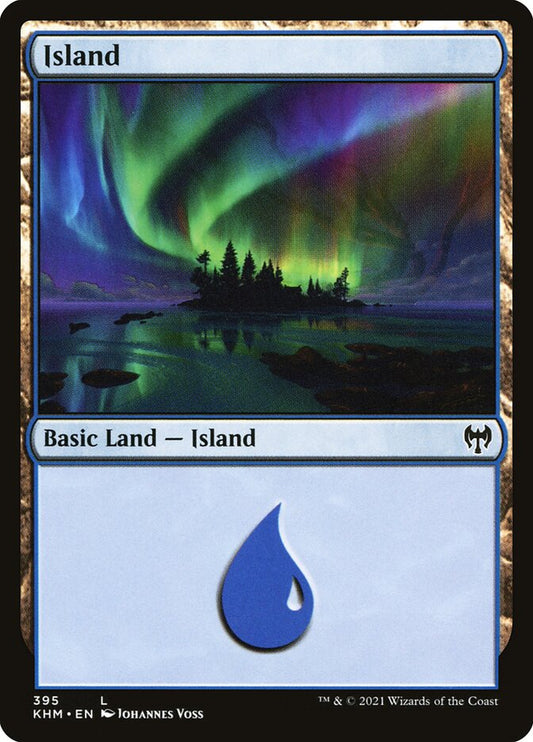 MTG Card Title: Island KHM/395