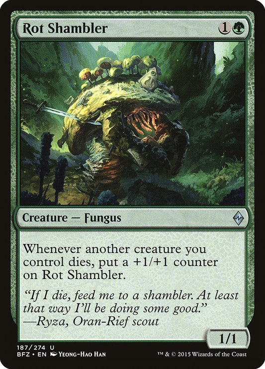 MTG Card Title: Rot Shambler BFZ/187