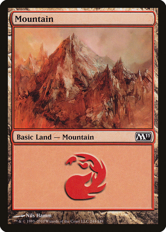 MTG Card Title: Mountain M11/244