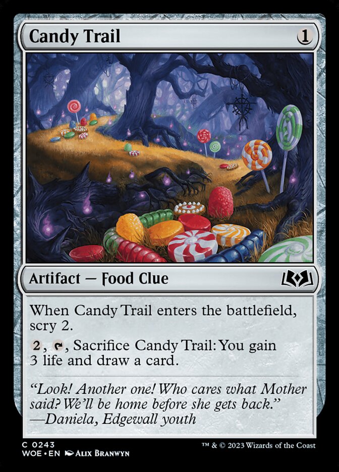 MTG Card Title: Candy Trail WOE/243