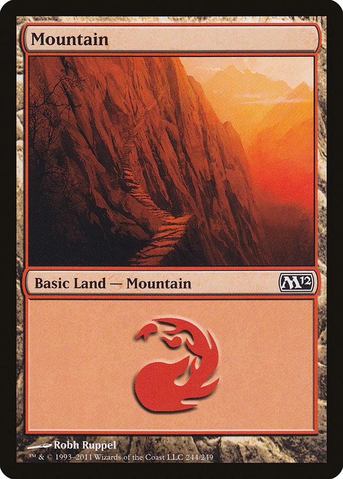 MTG Card Title: Mountain M12/244