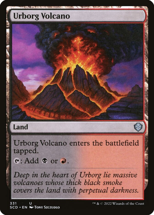 MTG Card Title: Urborg Volcano SCD/331