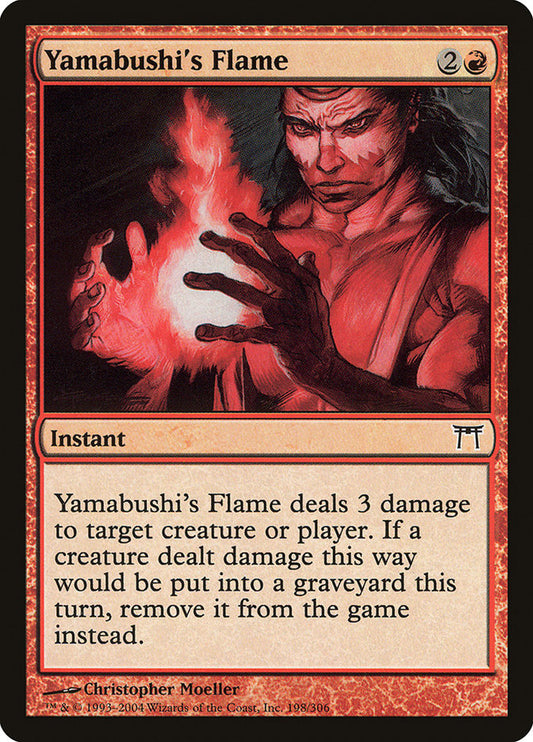 MTG Card Title: Yamabushi's Flame CHK/198