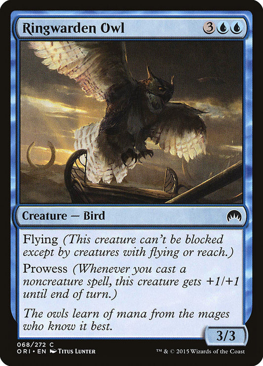 MTG Card Title: Ringwarden Owl ORI/68