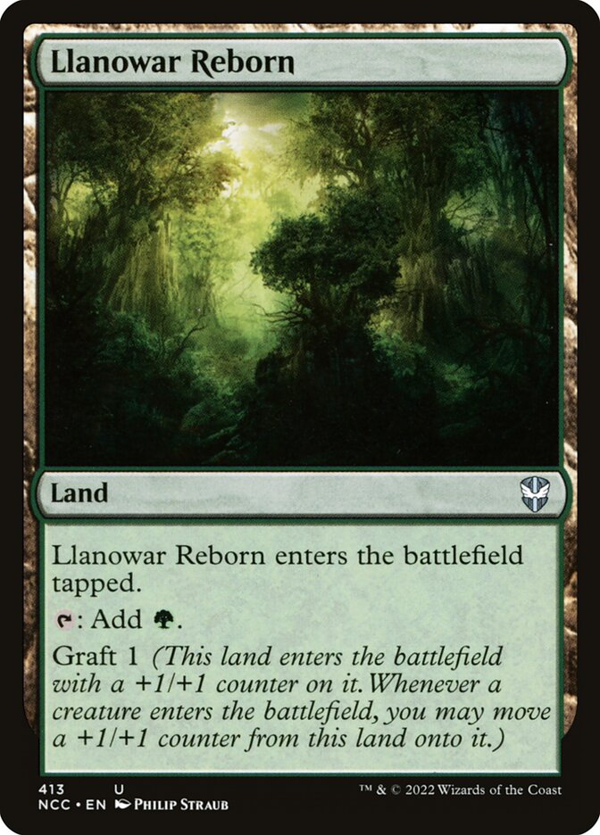 MTG Card Title: Llanowar Reborn NCC/413
