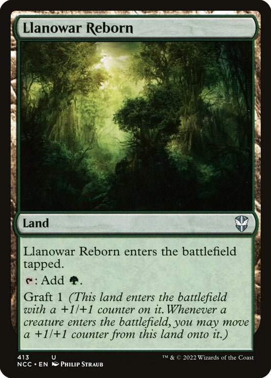 MTG Card Title: Llanowar Reborn NCC/413