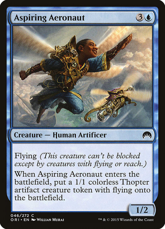 MTG Card Title: Aspiring Aeronaut ORI/46