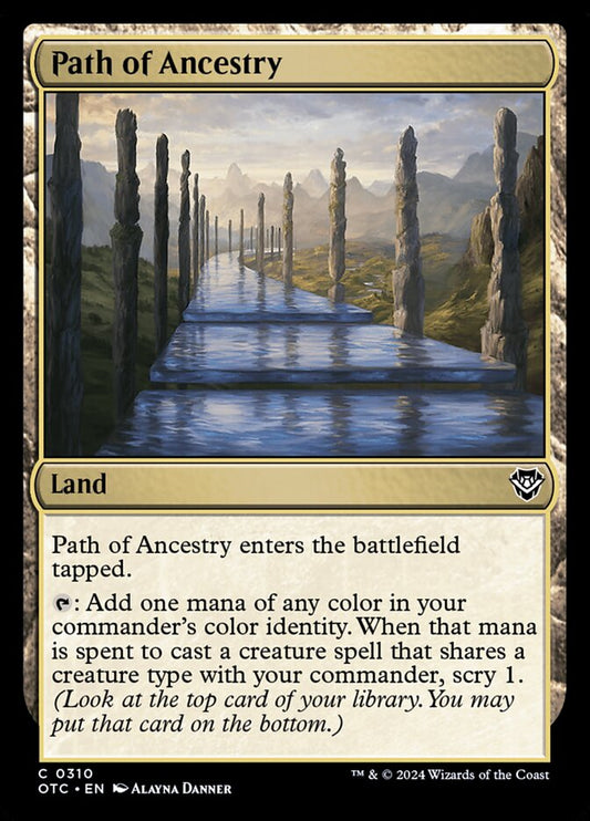 MTG Card Title: Path of Ancestry OTC/310