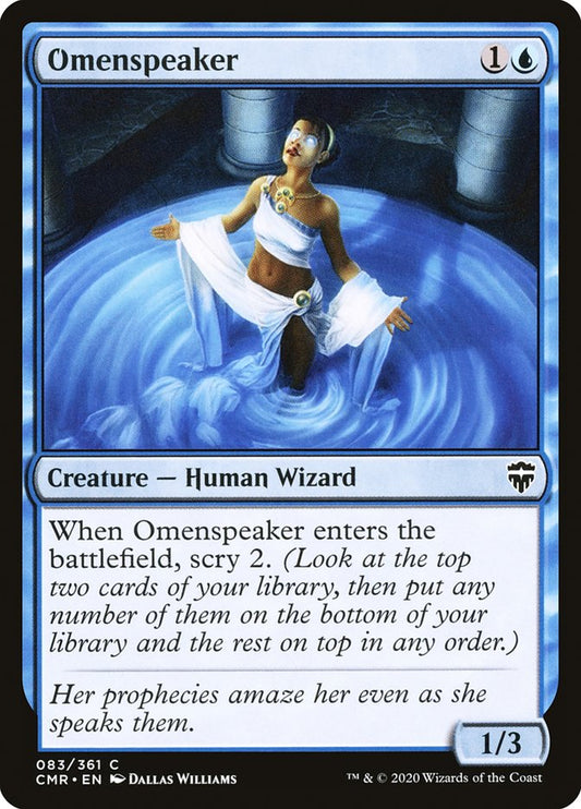 MTG Card Title: Omenspeaker CMR/83